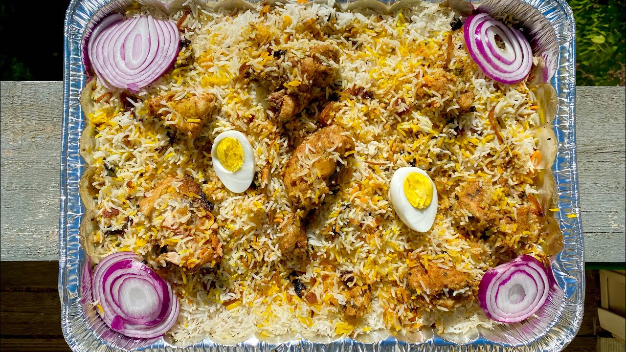 USA Easy Oven Baked Hyderabadi Chicken Biryani | Chicken Biryani in Oven tray |Fridayfusion&fun