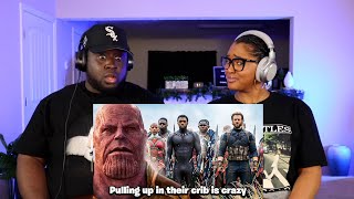 Kidd and Cee Reacts To How THANOS bullied the IFINITY STONE From THE AVENGERS in Wakanda