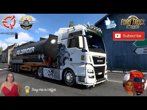 Euro Truck Simulator 2 (1.46) MAN TGX Euro6 v1.2.3 by MadSter [1.46] New Version + DLC's& Mods