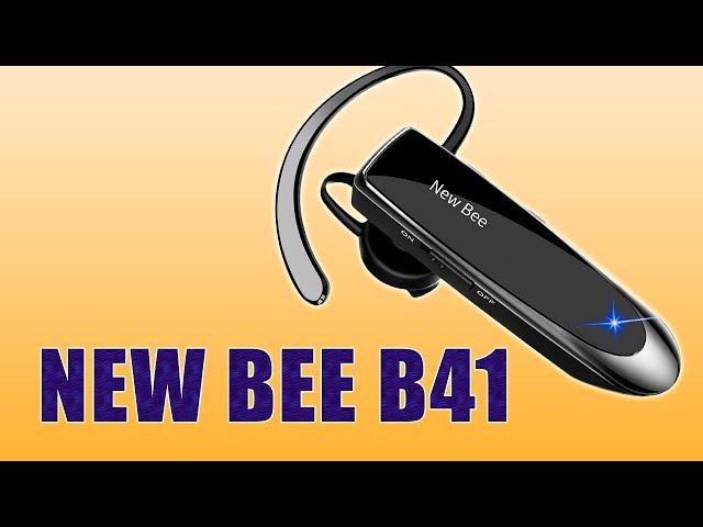 Vídeo relacionado con New Bee Auriculares Manos Libres Bluetooth V5.1 con 50 Horas de Conversación,Ultraligero Manos Libres Oreja con ENC Doble Micrófono Cancelación, Conexión de Dos Dispositivos para Conducir/Negocios