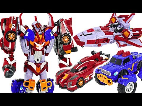 Tobot V Master V! Go! Speed, Monster, Rocket 3 combine! The dinosaurs are angry! #DuDuPopTOY