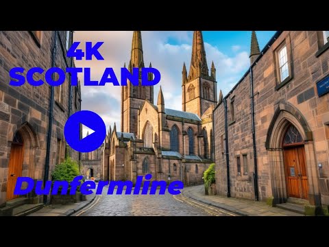 Walking in the suburbs and the old town of Dunfermline, Scotland 🏴󠁧󠁢󠁳󠁣󠁴󠁿 (4K Ultra HD) Walking Tour