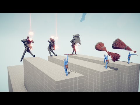 TRIO STONE GIANT vs 3x EVERY GOD - Totally Accurate Battle Simulator TABS