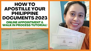 HOW TO APOSTILLE DOCUMENTS IN PHILIPPINES | WALK IN & ONLINE APPOINTMENT APOSTILLE TUTORIAL CENOMAR