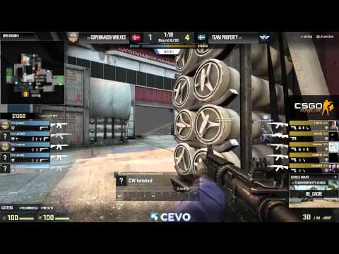 Property vs CPH Wolves Game 2 (CEVO-P CS:GO Season 8) - Helium & Metuz