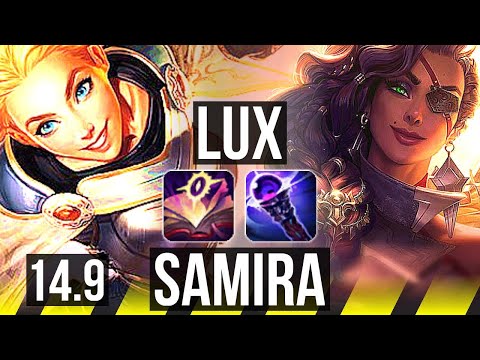 LUX & Senna vs SAMIRA & Pantheon (ADC) | 9/1/10, 1700+ games, Legendary | BR Diamond | 14.9