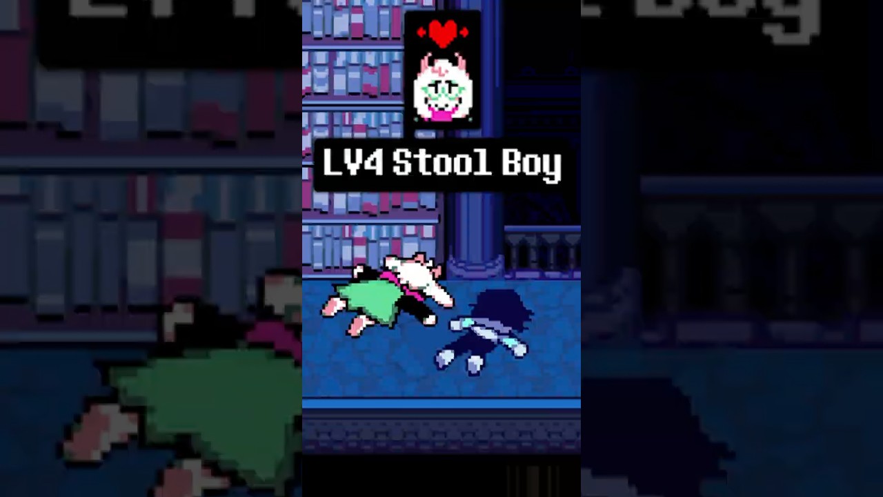 Ralsei's status change in Deltarune Chapter 4