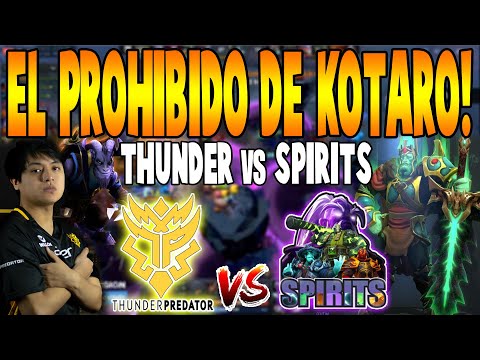 THUNDER vs SPIRITS [BO2] - El Prohibido de Kotaro Minoz - LPG Movistar Season 4 DOTA 2