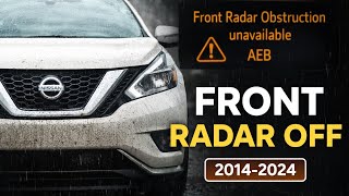 Nissan Front Radar Obstruction Warning? Easy Fix