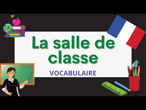 La salle de classe | The classroom | French vocabulary for beginners