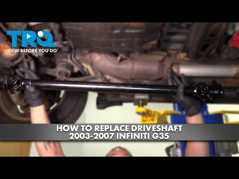 How to Replace Driveshaft 2003-2007 Infiniti G35
