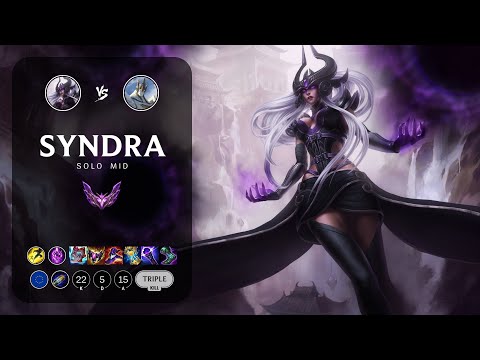 Syndra Mid vs Galio - EUW Master Patch 13.17