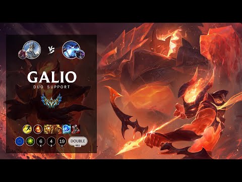 Galio Support vs Xerath - EUW Challenger Patch 12.7