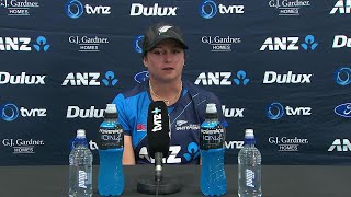 Izzy Gaze Press Conference | WHITE FERNS v England | 2nd Dulux ODI | Seddon Park