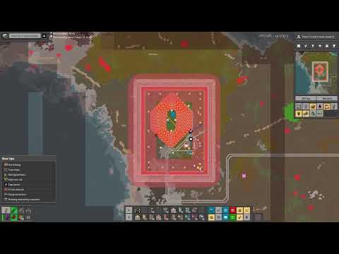 Obliterating biter bases with big bertha artillery in Factorio {K2, AAI}