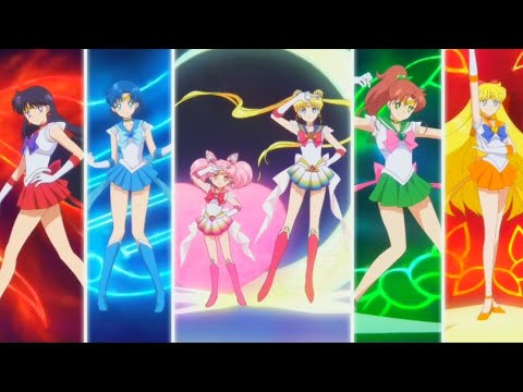 Sailor Moon Eternal | Super Sailor Guardians - Group Transformation | Inner Senshi Ver. - (FANMADE)