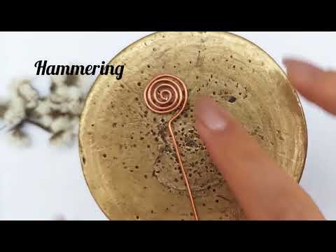 Wire Swirl Ring - Easy diy wire ring