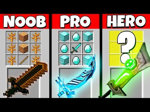Minecraft Battle: NOOB vs PRO vs HEROBRINE: SUPER ABILITY SWORD CRAFTING CHALLENGE / Animation