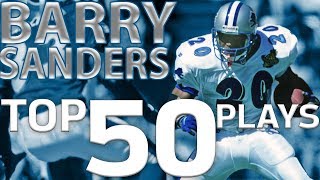 Barry Sanders Top 50 Most Ridiculous Plays of All-Time | NFL Highlights