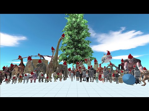 Merry Christmas 2022. Christmas parade held! | Animal Revolt Battle Simulator
