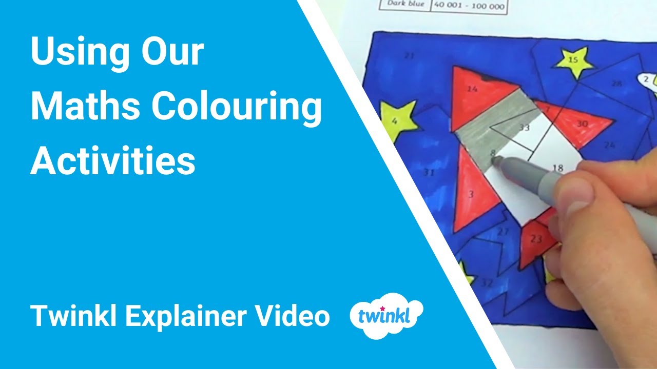 Using Our Maths Colouring Activities