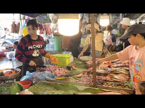 A Beautiful Day at a Rural Market | Fresh Vegetables, Fish & Friendly Faces