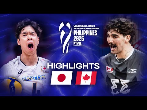 Japan 🇯🇵 vs. Canada 🇨🇦 - Highlights | Men's World Championships 2025