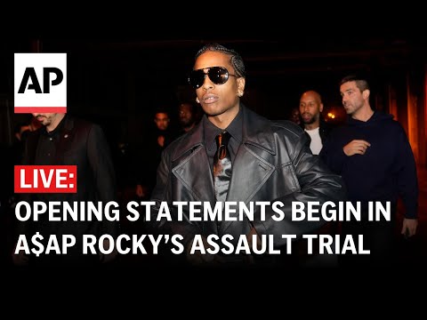 A$AP Rocky trial LIVE: Opening statements begin