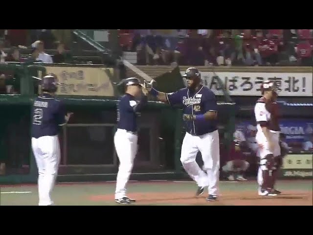 【8回表】バファローズ・ペーニャ リーグトップタイの30号2ラン!! 2014/9/10 E-Bs