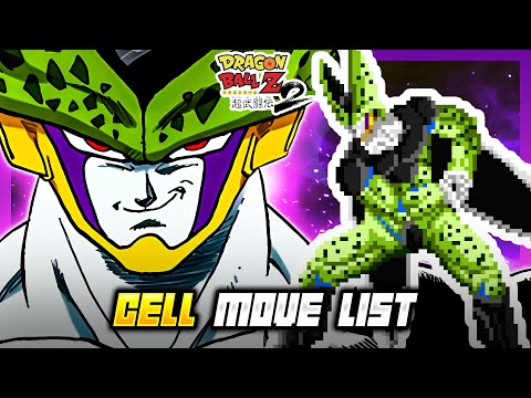 CELL'S MOVE LIST - Dragon Ball Z Super Butouden 2 (DBZSB2)