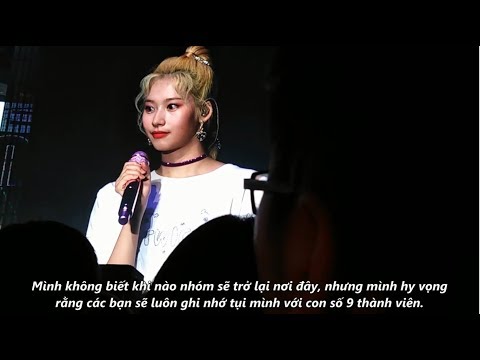 [vietsub] 190713 Twice TWICELIGHT Singapore phát biểu cuối liveshow (fancam)