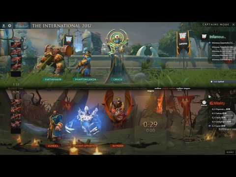 iG Vitality vs Infamous Game 1   TI7  Stage miracle virtus pro dota live invoker ig vs eg dota 2 pro