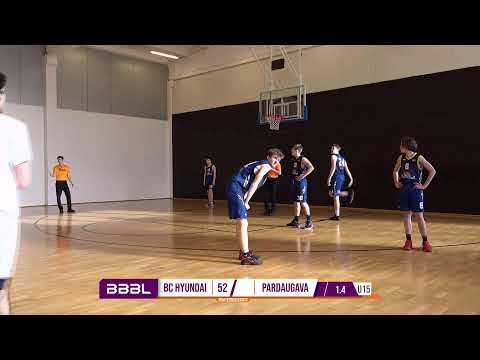 BC Hyundai 2008 vs Pārdaugava 2008 | BBBL Boys U15