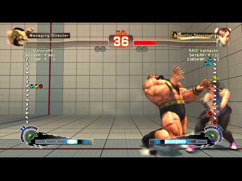 SSFIVAE~ Zangief (UFC Mahone68) vs.  Chun-li (RAID Valmaster) HD
