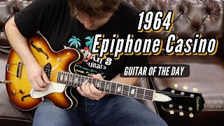 Video thumbnail for 1964 Epiphone Casino Single Pickup | Guitar of the Day by Normans Rare Guitars
