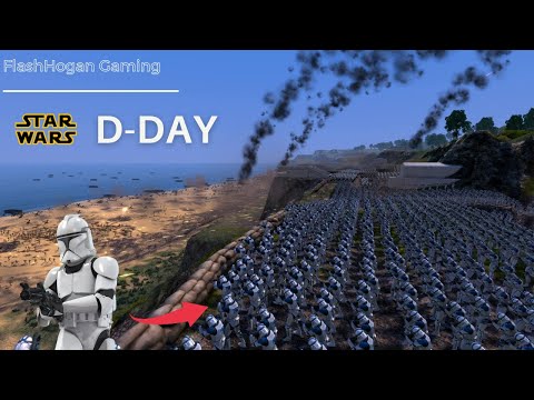 STAR WARS D-DAY!! Droids Attack Clones Mod - Ultimate Epic battle Simulator