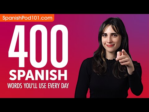 400 Spanish Words You'll Use Every Day - Basic Vocabulary #80