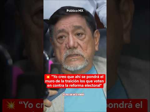 Salgado Macedonio se lanza contra aliados Morena por votar contra reforma electoral #shorts