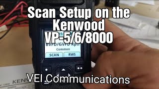 Scan Setup on the Kenwood VP-5/6/8000