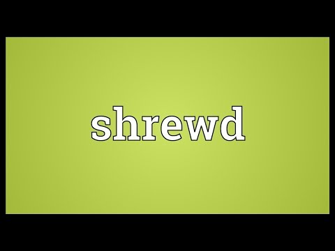 Shrewd Meaning