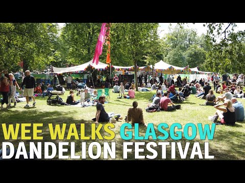 Walking Around The Dandelion Festival in Glasgow Scotland | June 2022