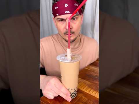 How to take someones BUBBLE MILK TEA like a dad?😎❤️🧋| CHEFKOUDY