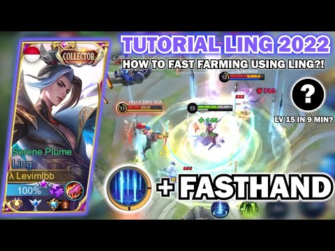 TUTORIAL LING 2022 RAHASIA LEVEL 15 DALAM 9 MENIT | SECRET TIPS & TRICK FAST FARMING ROTATION - MLBB