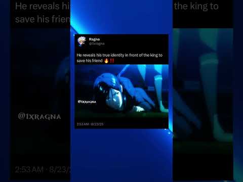 He reveals his true identity 😳 #kproject #anime