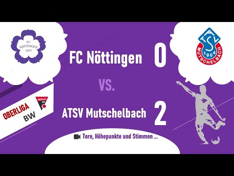 Oberliga Baden-Württemberg: FCN - ATSV Mutschelbach 0 : 2  (0:2) ...