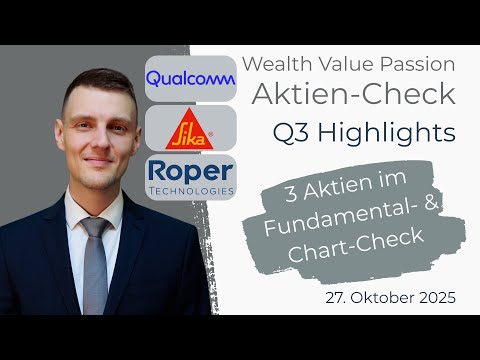 Sika shares cut growth forecasts, Roper shares weak outlook, Qualcomm shares with AI chips