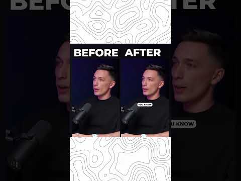 Before vs After 🔥 podcast editing with submagic AI