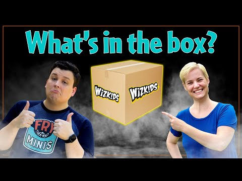 Let's open a giant box of minis from WizKids!