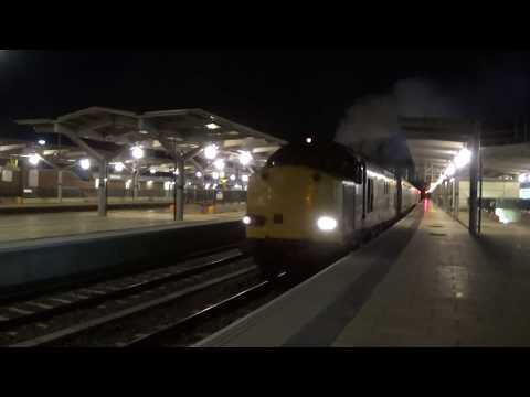 Colas 37607 Departs Derby With Hellfire Thrash, Clag & 2-Tone On Test Train 14/01/2019