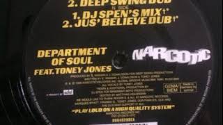 Department Of Soul Feat. Toney Jones ‎–  Stand Tall (Deep Swing Dub)